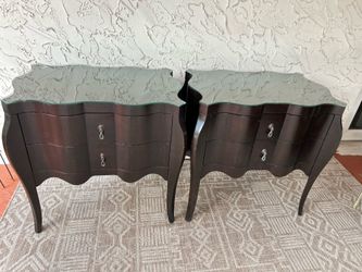 2 Dark Wood night stands Nice Quality