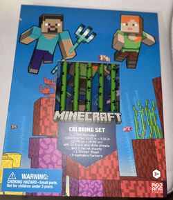 Minecraft Coloring Set