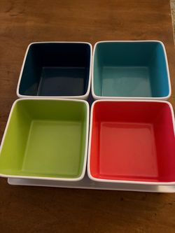 Stoneware 5-Piece Serving-SnackSet