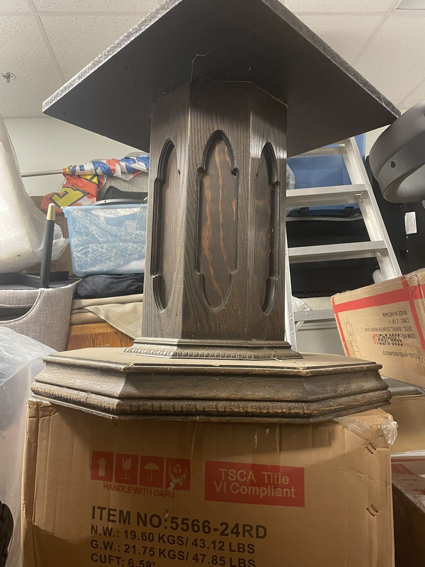 Gothic/Spanish Style Dining Table And Chairs