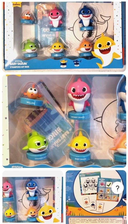 Nickelodeon- Pinkfong Baby Shark Stampers Kit Box