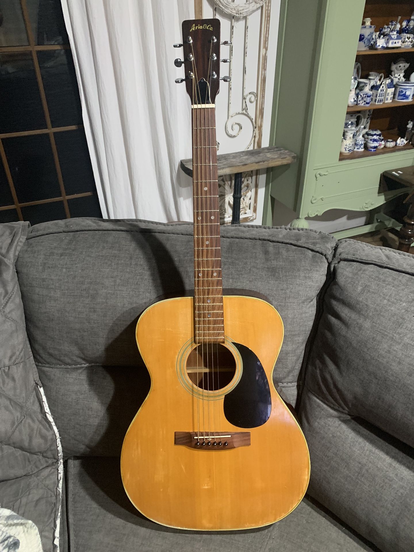 Vintage Aria & Co. Acoustic Guitar