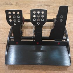 Fanatec ClubSport V3 Sim Racing Pedals (3-Pedal Set) – Good Condition