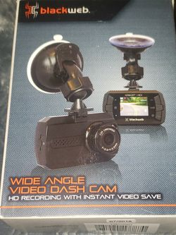 BlackWeb 1080p Wide Angle Video Dash Cam Brand New In Box