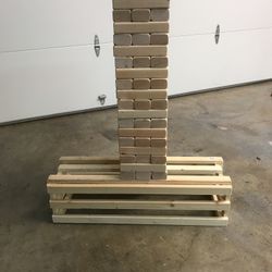 Giant Jenga With Optional Storage Crate