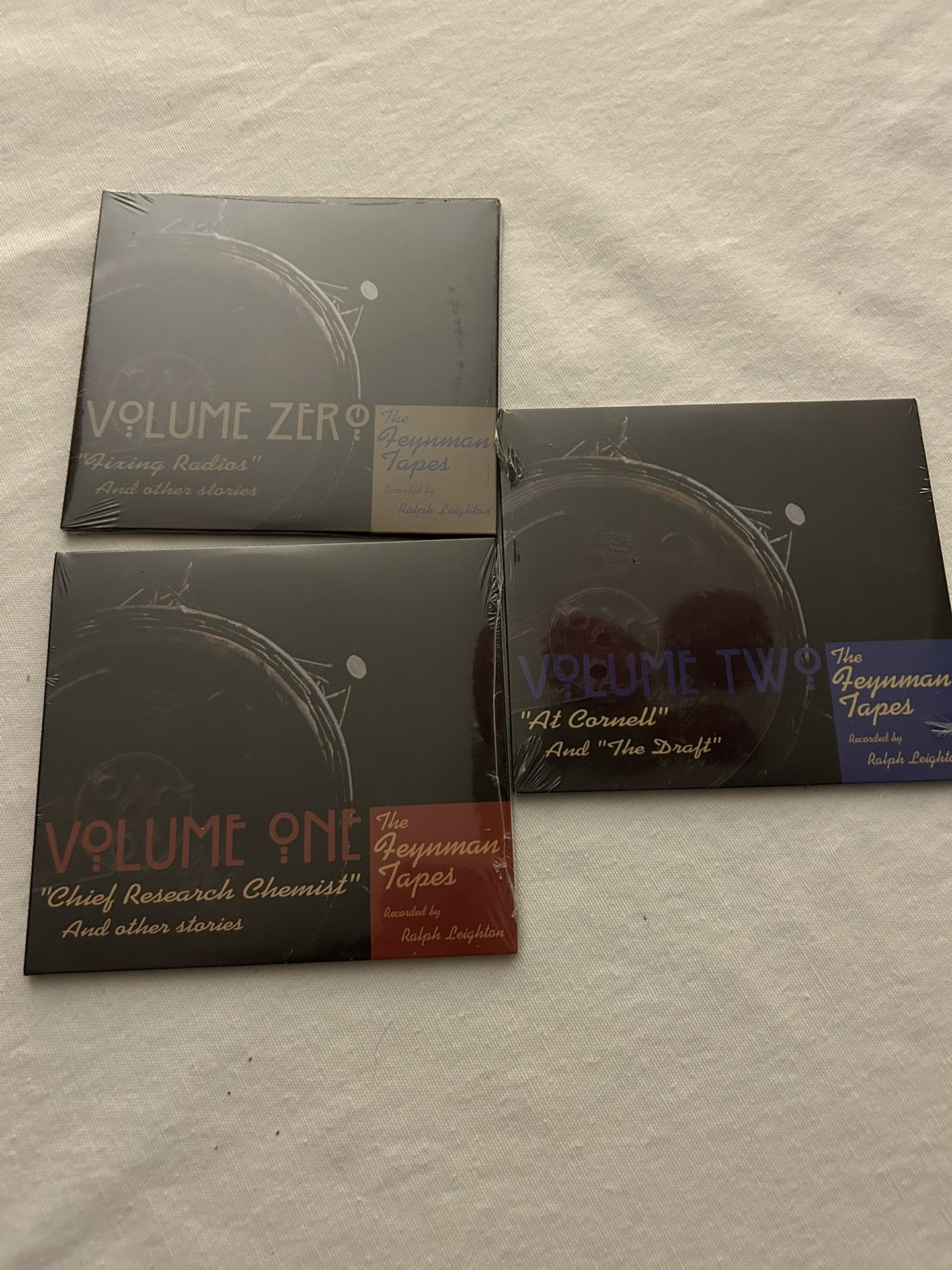 THREE RICHARD FEYNMAN AUDIO CDs