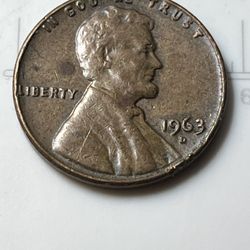 1963 D Penny