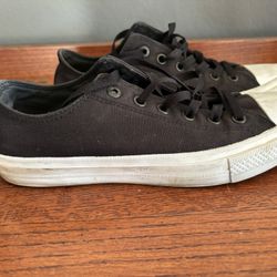 Converse Chuck Taylor All Star 2 Ox Black size 10 womens 