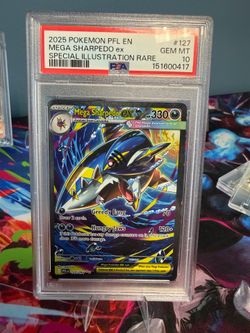 2025 Mega Sharpedo ex SIR PSA 10