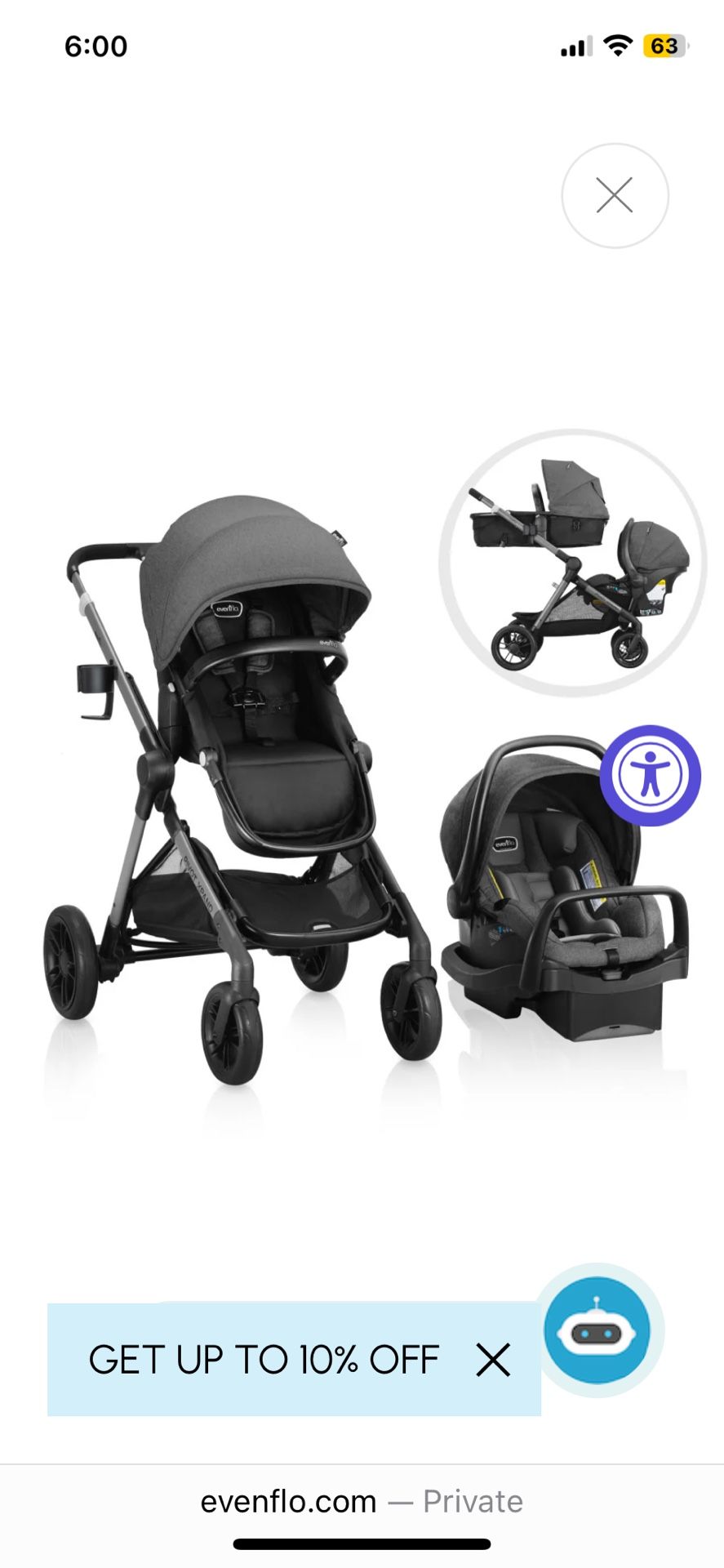 EvenFlo Double Stroller