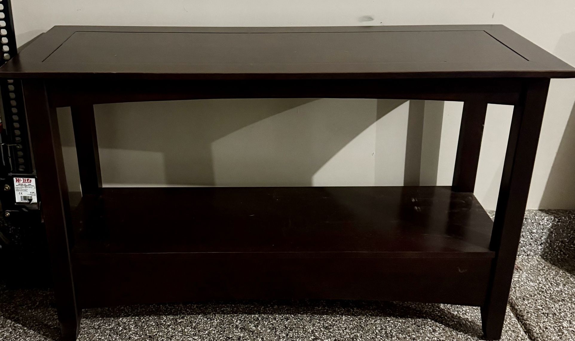 Mattress- End Table With Lamp- Sofa Table - Sofa Bed (single)