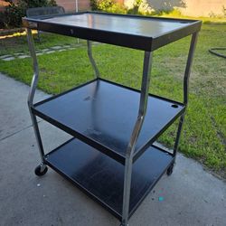 rolling utility cart with wheels 46x32x27 - $60