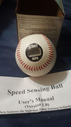Baseball.(new).... speed sensing