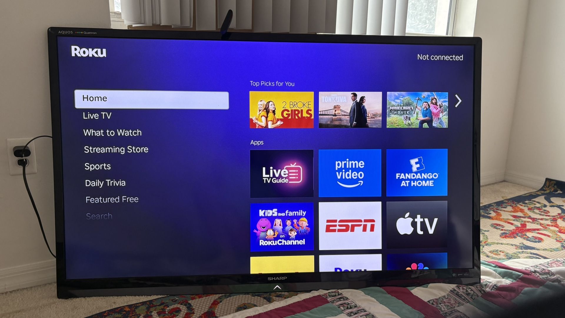 SHARP LC-60LE832U 60" 1080P 240 HZ LED SMART TV