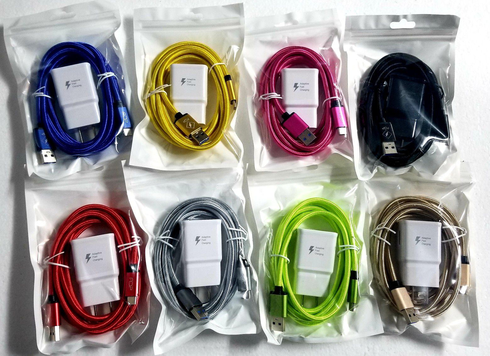 Type-C Braided Cables and Chargers