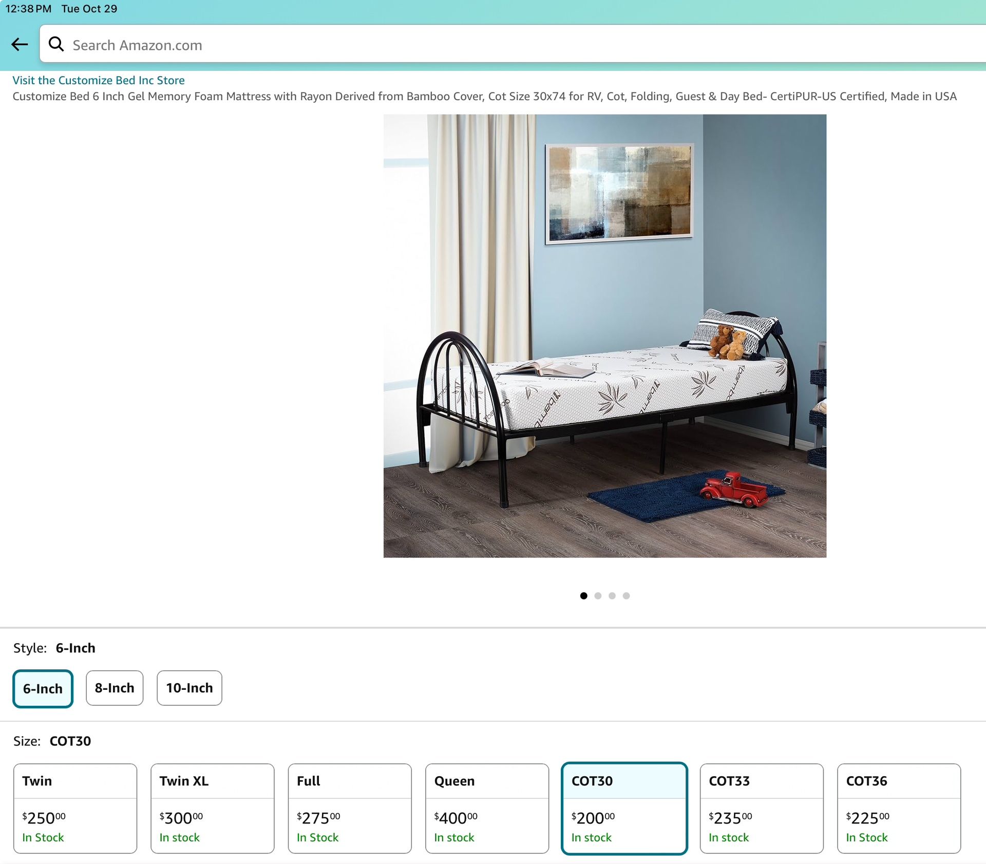 Memory Foam Mattress