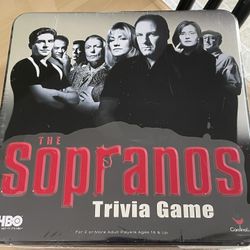 Sopranos Trivia Game In Collector Tin / New