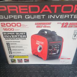 Predator 2000 Watt Generator Inverterbrand New In Box