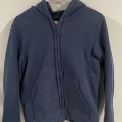 Navy Blue Sherpa-Lined Zip-Up Hoodie - Wonder Nation   XL 14-16