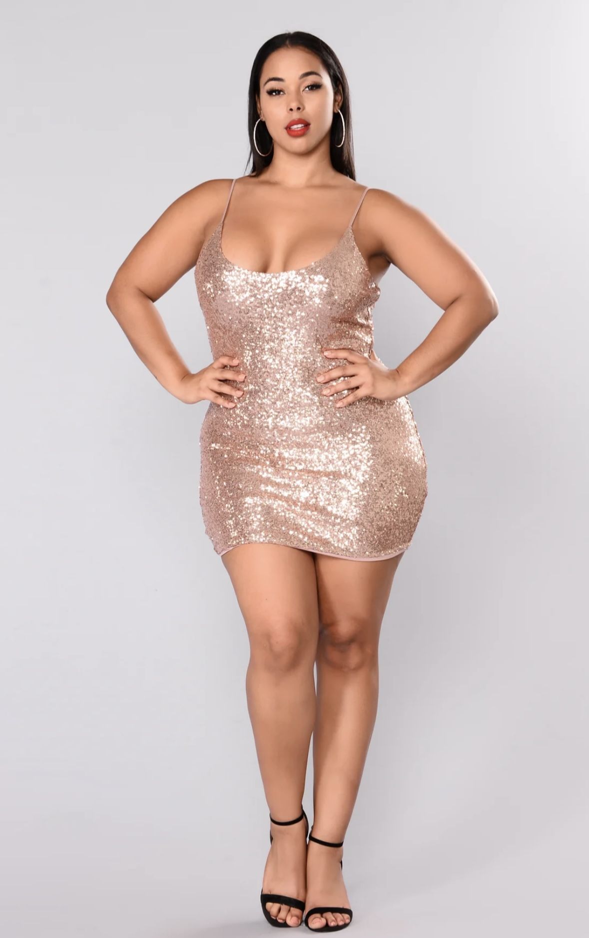 Plus Size Fashion Nova Sequin Dress