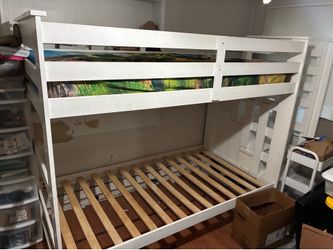 Twin size bunk bed frame