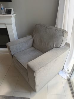 Ashley furniture gray chair