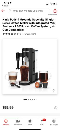 Ninja Single Serve Coffee Maker 