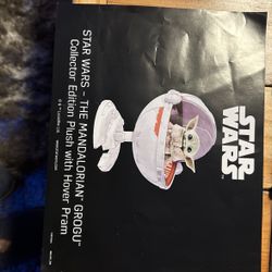 Star Wars- The Mandalorian Grogu Plush With Hover Pram Collectors Edition