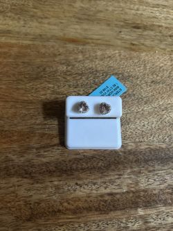 1.82 Carat Morganite Heart Earrings 