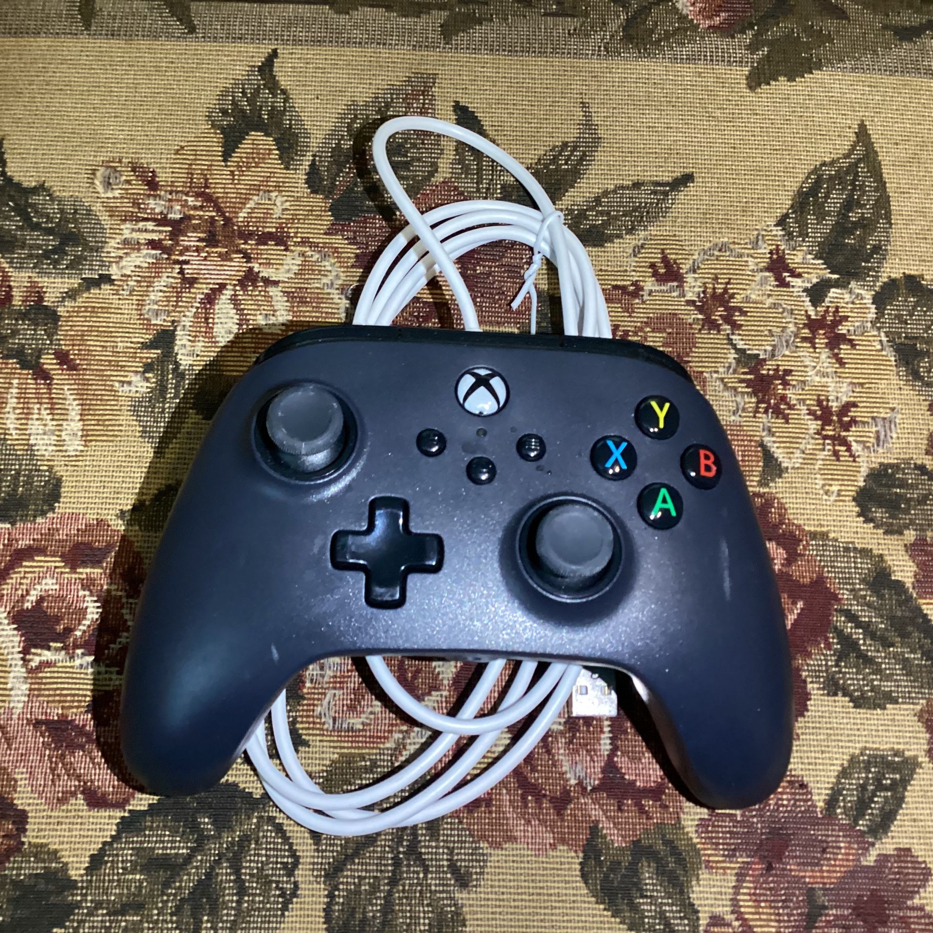 Power A Xbox One Controller WIred Black Microsoft Pc Gaming