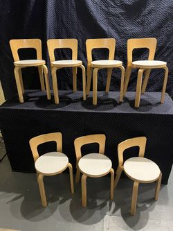 Artek Chair 65 By Alvar Aalto. 5 Chairs Still Available,