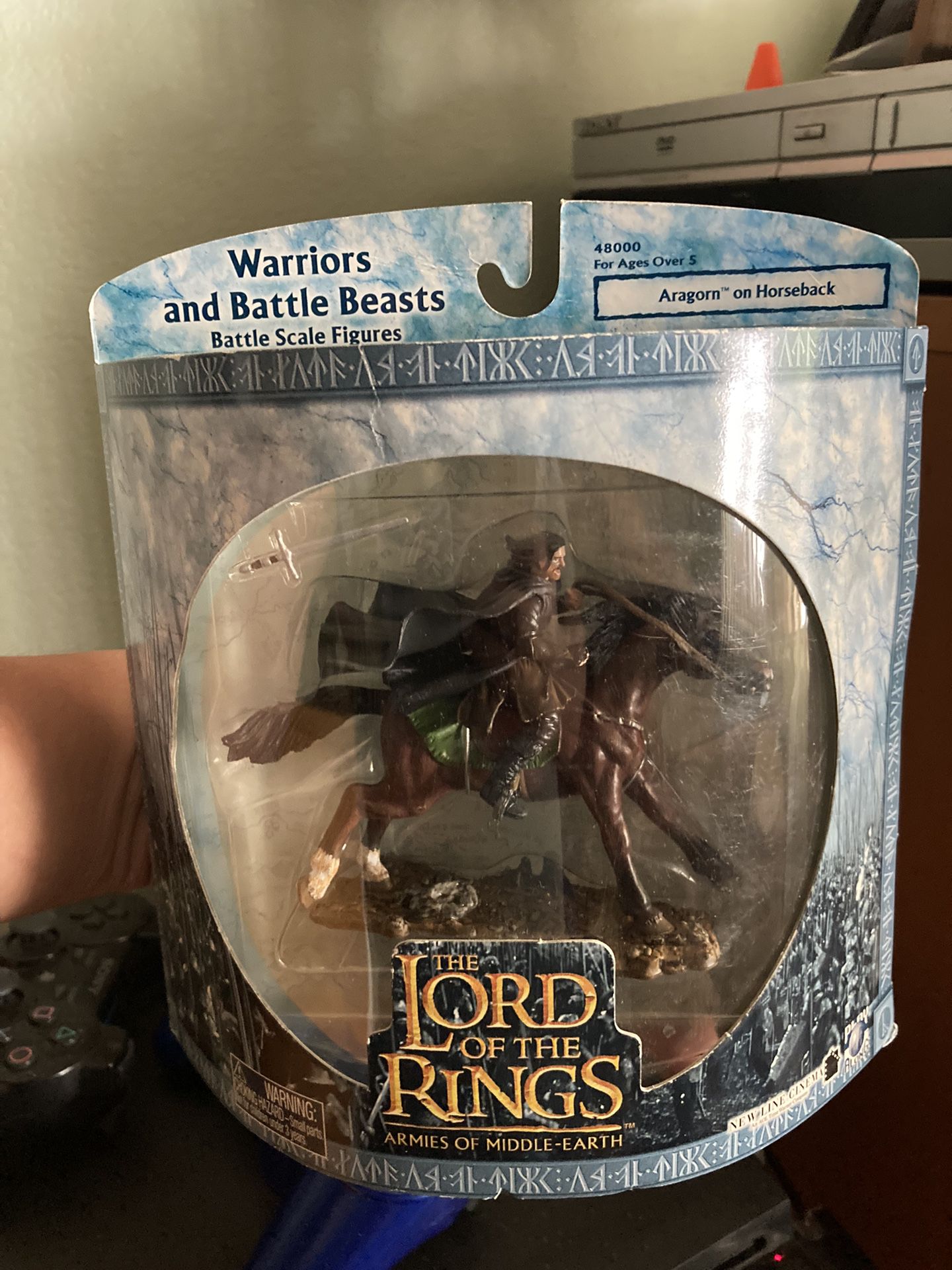 2003 Lord Of The Rings Aragorn On Horseback Collectible Figure 