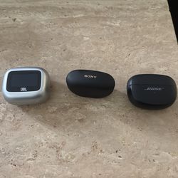 Sony JBL and Bose EarPods