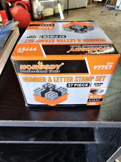 Number And Letter Stamps