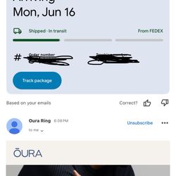 Oura Ring Size 9    Trade? 