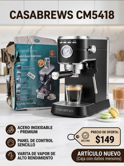 Box damaged new Espresso Machine