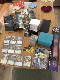 Magic The Gathering Bloomburrow Commander Deck and Accessories