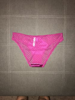 New Victoria Secret panties XL plush velvet luxurious shiny magenta dotted  see through mesh Extra Large NEW with tags! for Sale in Gilbert, AZ -  OfferUp