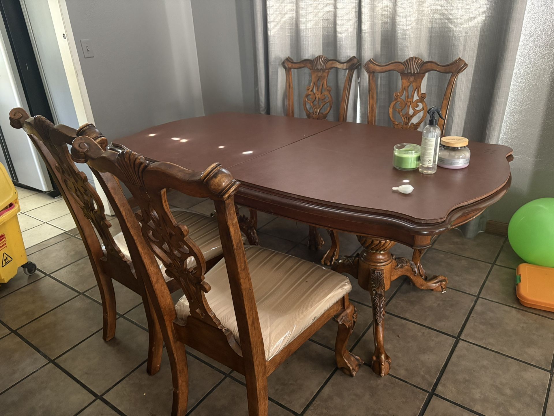 Large Table With 8 Chairs