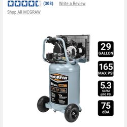 29 Gallon Air Compressor Barely Has Any Hours On It 