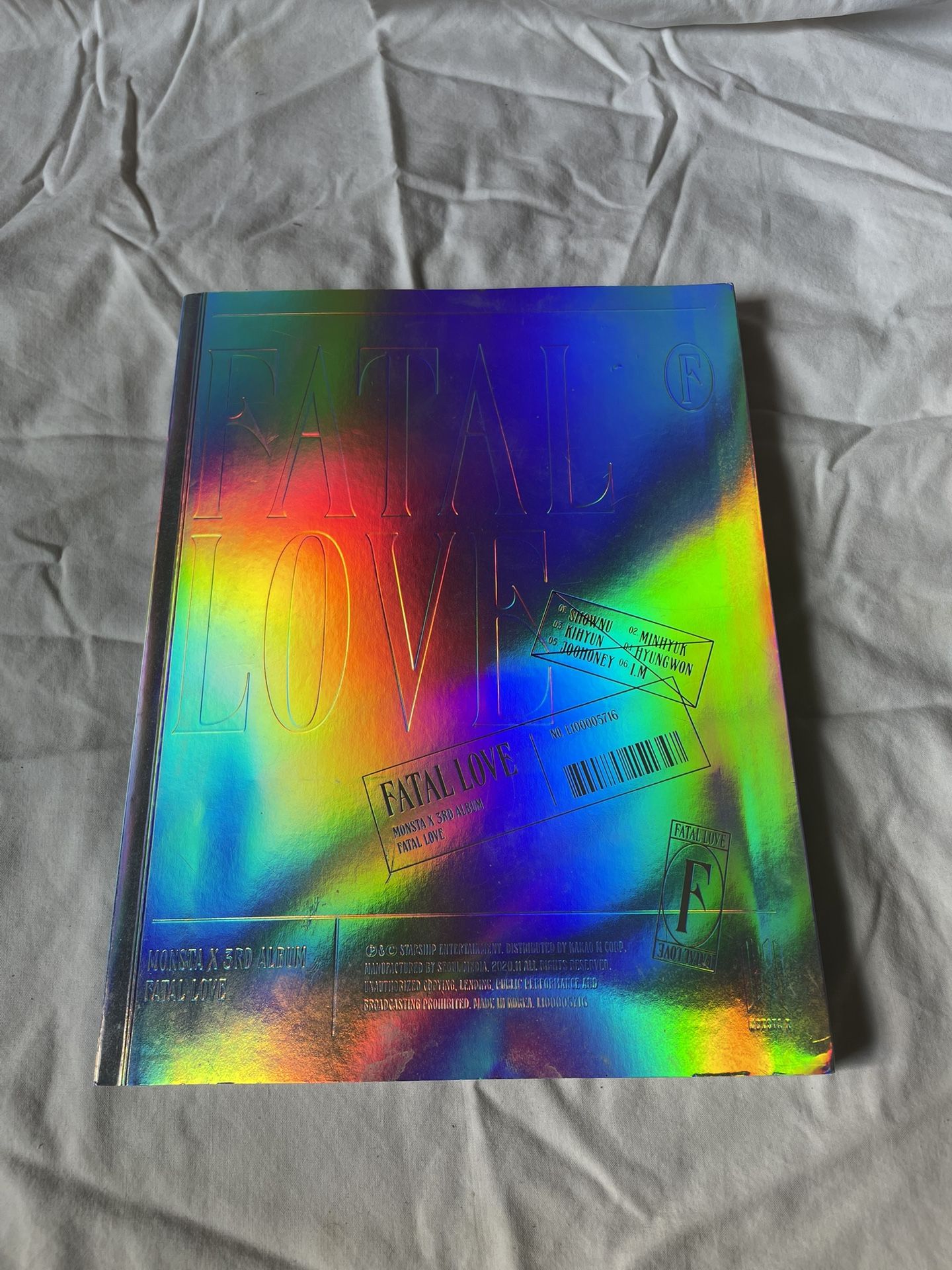 Monsta X Fatal Love Album