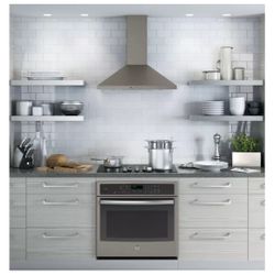 💥Great Deal💥 30 Inch Wall Mount Chimney Hood with Recirculating Option, 350 CFM Blower, 