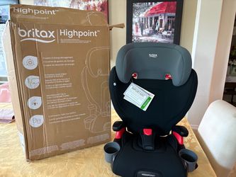 ONLY $95: Britax Highpoint Backless Belt-Positioning Booster Seat, SafeWash Black Ombre