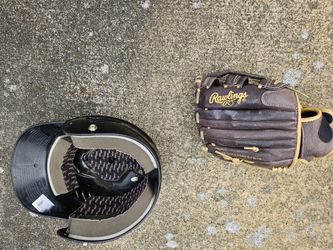 Batting Helmet & Glove