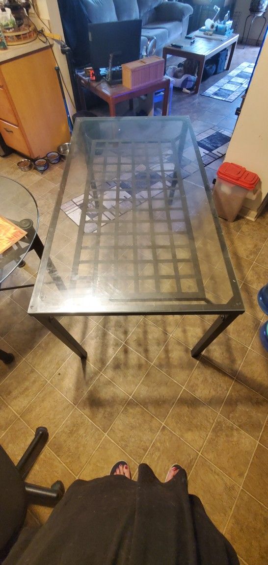 Kitchen Glass Table