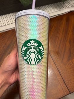 Starbucks Iridescent Sequin Cold Cup Tumbler
