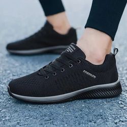 Men's Shoes Running Casual Breathable Outdoor Walking Non-slip Tennis Sneakers