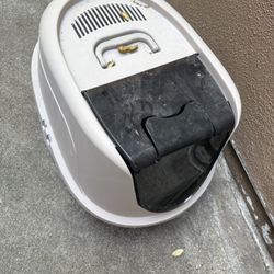 Hooded Enclosed Cat Litter Box with Odor Control and Swinging Door, Large, 24" x 18" x 17",