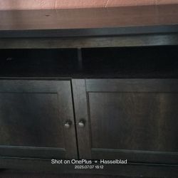 Hard wood TV stand