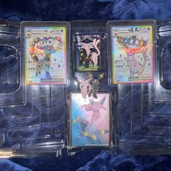 Prismatic Figure ,Promo Cards, Pin And Sleeves 